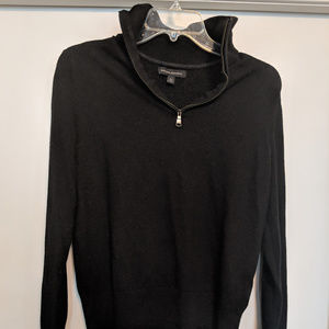 Black 1/4 Zip Sweater